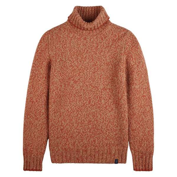 フェイ メンズ ニット\u0026セーター アウター Roll-neck virgin-wool jumper Orange