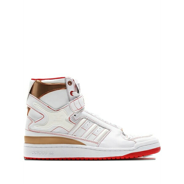 アディダス メンズ スニーカー シューズ Forum hi og trainers White
