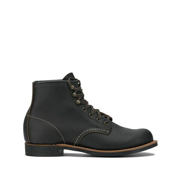 レッドウィング メンズ ブーツ シューズ Blacksmith lace-up stitch-detail boots Black
