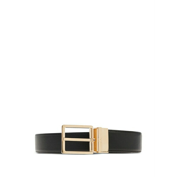 ブリオーニ メンズ 三尺帯 付属物 Leather belt Black