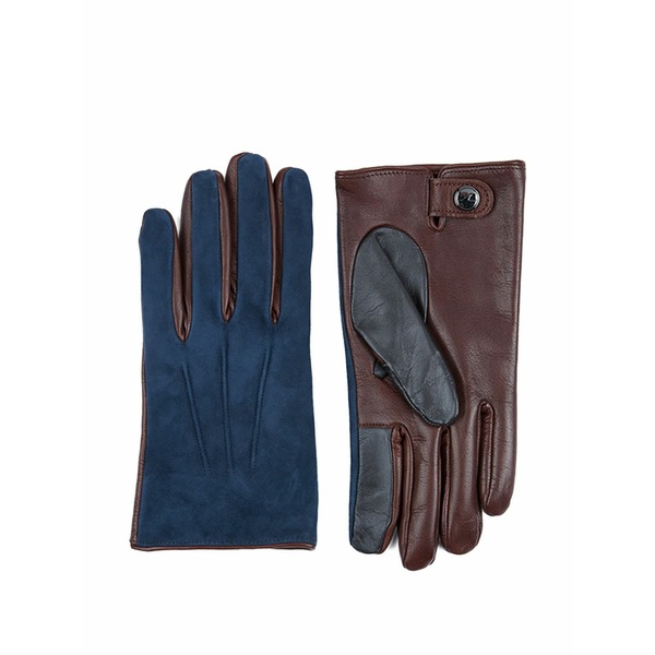 ポールアンドシャーク メンズ グローブ 付属物 Colour-block gloves Brown