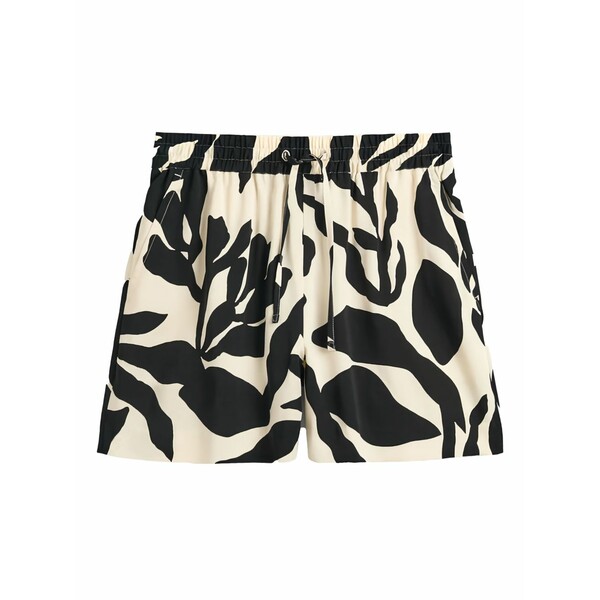 ガント レディース カジュアルパンツ ボトムス Floral-print drawstring shorts Neutrals｜asty
