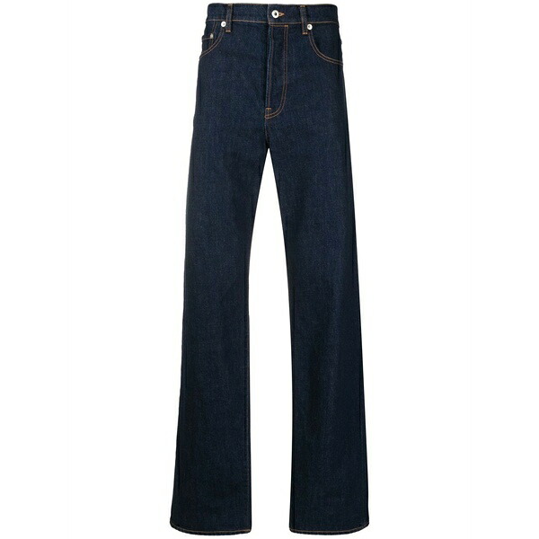 ケンゾー メンズ デニムパンツ ボトムス Straight-leg cut jeans Blue|asty