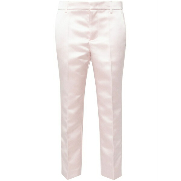 フィロソフィーデロレンゾセラフィーニ レディース カジュアルパンツ ボトムス Cropped satin trousers Pink｜asty