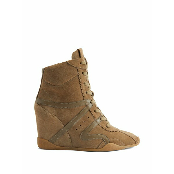 ジュゼッペザノッティ レディース スニーカー シューズ Top wedge lace-up sneakers Brown