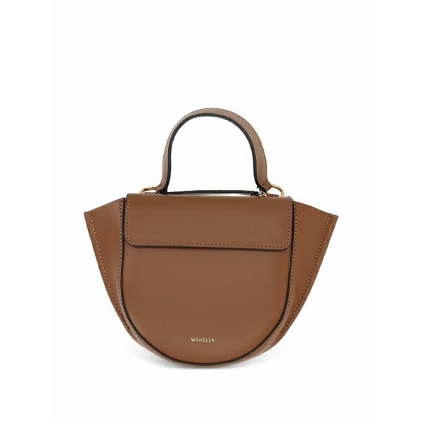 ワンドラー レディース トートバッグ バッグ Mini hortensia leather tote bag Brown