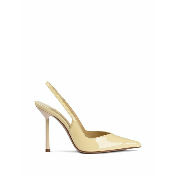 ル シラ レディース パンプス シューズ Vivienne slingback pumps Yellow