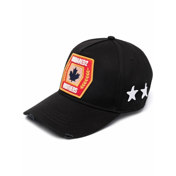 19162円 内祝い ディースクエアード メンズ 帽子 アクセサリー Icon ロゴ ビーニー black