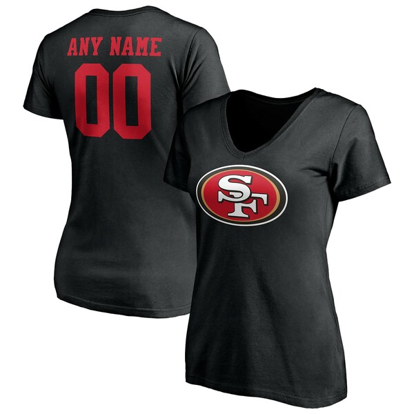 Women's Fanatics Branded Red Cincinnati Reds Playmaker Personalized Name & Number V-Neck T-Shirt Size: Small