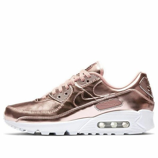 Nike ナイキ レディース スニーカー 【(WMNS) Nike Air Max 90 'Metallic Pack - Rose Gold' CQ6639-600】 サイズ US_W_10.5|asty