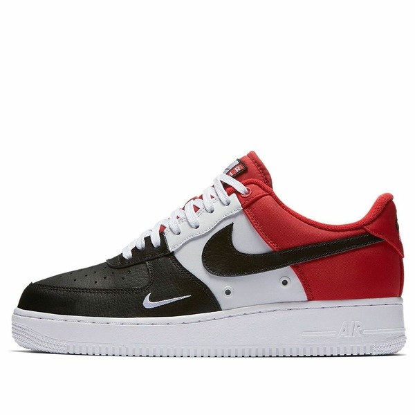 Nike ナイキ メンズ スニーカー 【Nike Air Force 1 Low '07 LV8 'Black Toe' 823511-603】 サイズ US_7(25.0cm)|asty