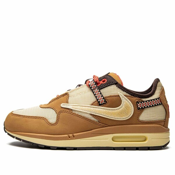 Nike ナイキ メンズ スニーカー  【Nike x Travis Scott Air Max 1 \u0027Wheat\u0027 DO9392-701】  大いさ US_7.5(25.5珊) メンズ靴-スニーカー-靴