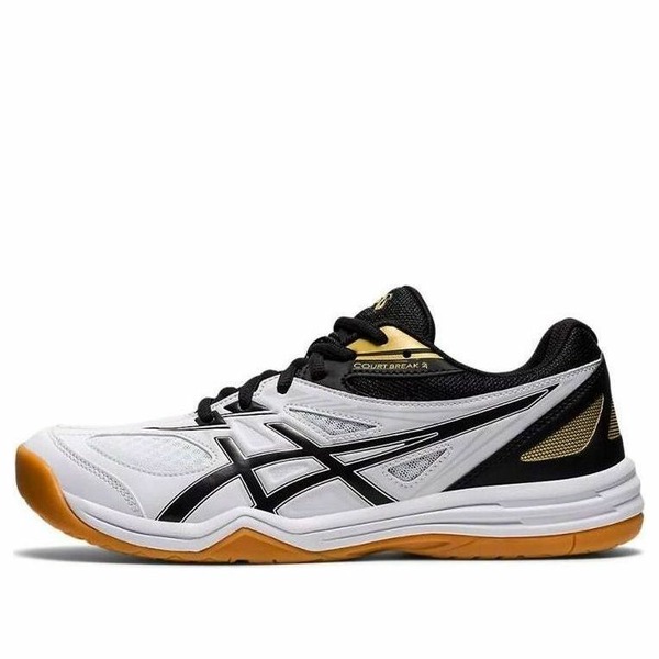 ASICS アシックス メンズ スニーカー  【ASICS Court Break 2 \u0027White Black\u0027 1073A013-102】  大いさ US_5(23.0珊) 靴-スニーカー