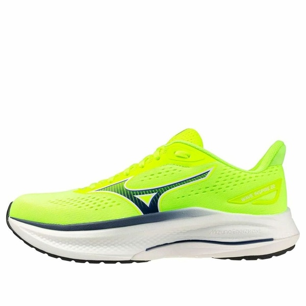 Mizuno ミズノ メンズ スニーカー 【Mizuno Wave Inspire 22 'Yellow Blue' J1GC264402】 サイズ US_7.5(25.5cm)｜asty