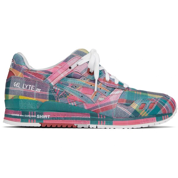 ASICS アシックス メンズ スニーカー 【ASICS Gel-Lyte III '07 Remastered Comme des Gar§ons SHIRT Pink Plaid】 サイズ US_6(24.0cm) Pink|asty