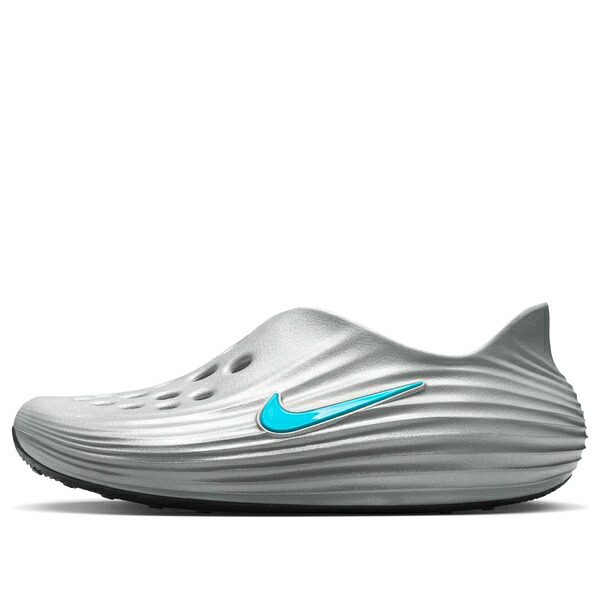 Nike ナイキ メンズ スニーカー 【Nike ReactX Rejuven8 Sandals 'Metallic Silver Black' HV5060-006】 サイズ US_9(27.0cm)｜asty