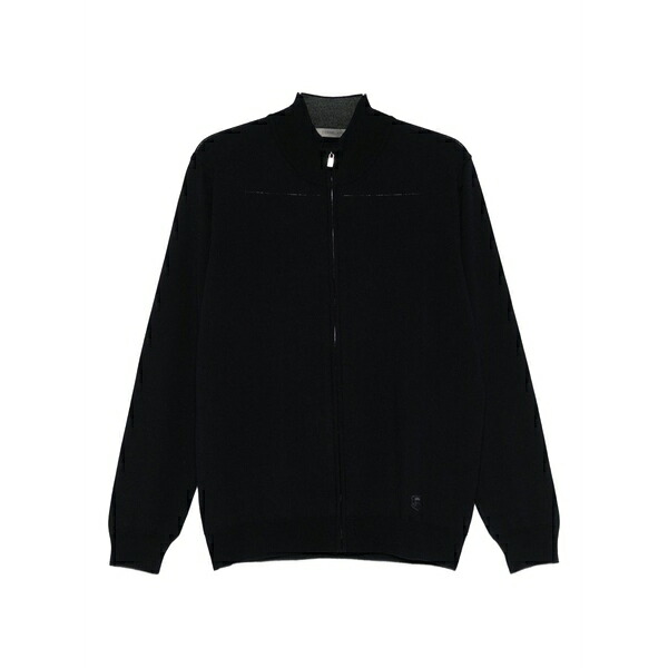 コルネリアーニ メンズ ジレー アウター Zip-up cardigan Blue