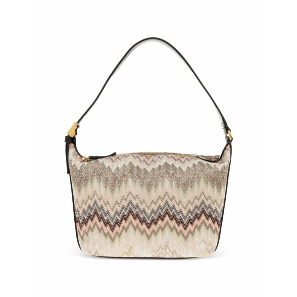 ミッソーニ レディース トートバッグ バッグ Zigzag-pattern zipped tote bag Neutrals