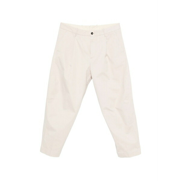 野球クラブ はたご屋 ザ 昼まえ メンズ 心地好いズボン下 ボトムス Giulio pleat trousers Neutrals