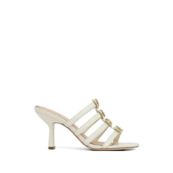 サンクアセプト レディース サンダル シューズ Emmy heeled sandals White｜asty