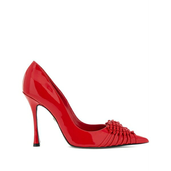 ロベルトカヴァリ レディース パンプス シューズ Leather pumps Red