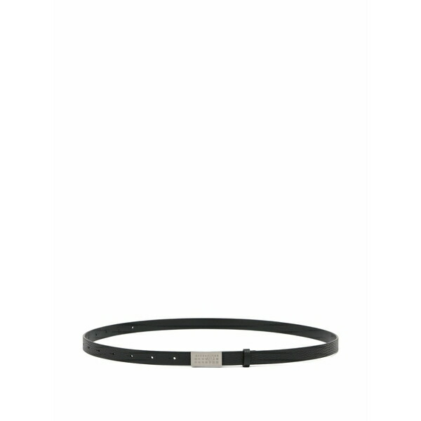 マルタンマルジェラ レディース 三尺帯 付属物 Numeric plaque belt Black