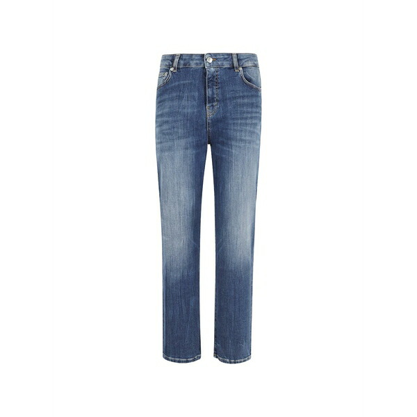 デパートメントファイブ レディース デニムパンツ ボトムス Adid belt-loop pocket jeans Blue