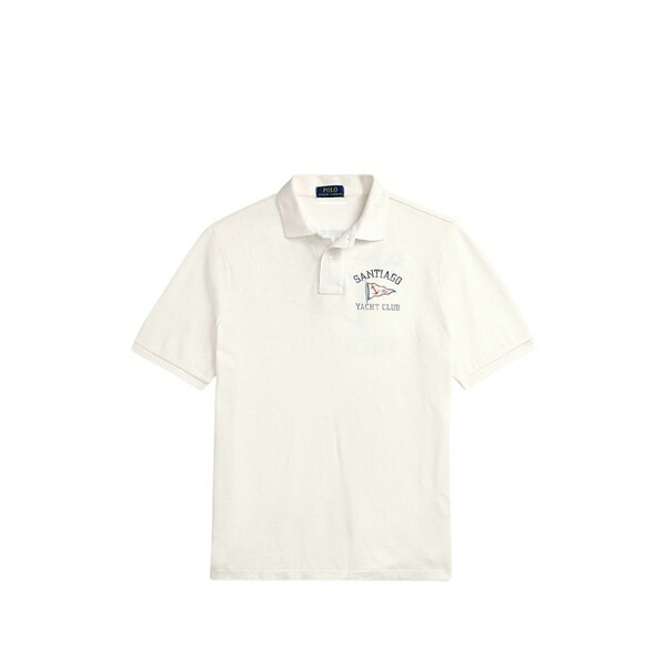 ラルフローレン メンズ スポーツシャツ トップス Printed polo shirt White