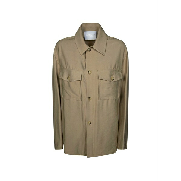 ドンダップ レディース プルオーバー トップス Flap-pocket shirt Neutrals