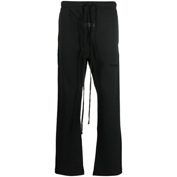 エフオージーエッセンシャルズ メンズ 心地好いズボン下 ボトムス Logo print track pants Black