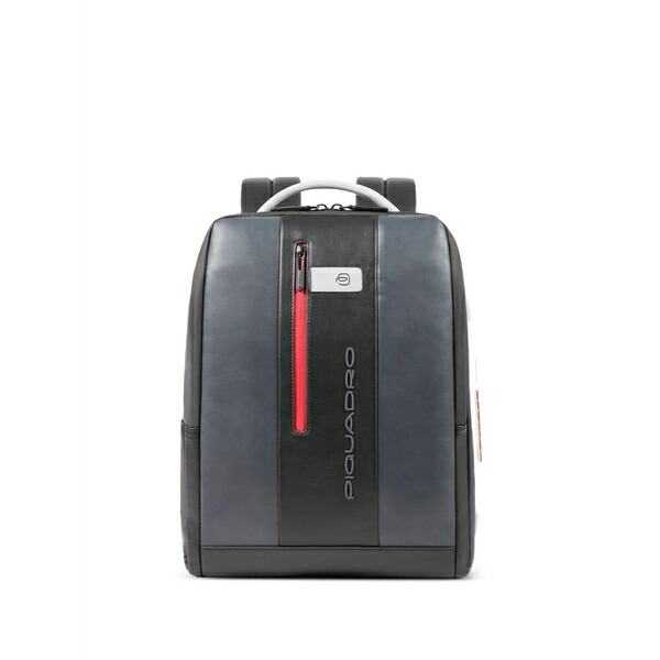 ピークアドロ  メンズ うしろ側容器に並べる・背嚢 御徒面子 Panelled leather backpack Grey