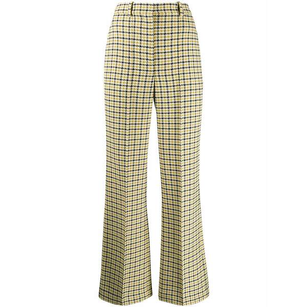 ヴィクトリア ベッカム レディース 心地好いズボン下 ボトムス High-waisted flared trousers Yellow