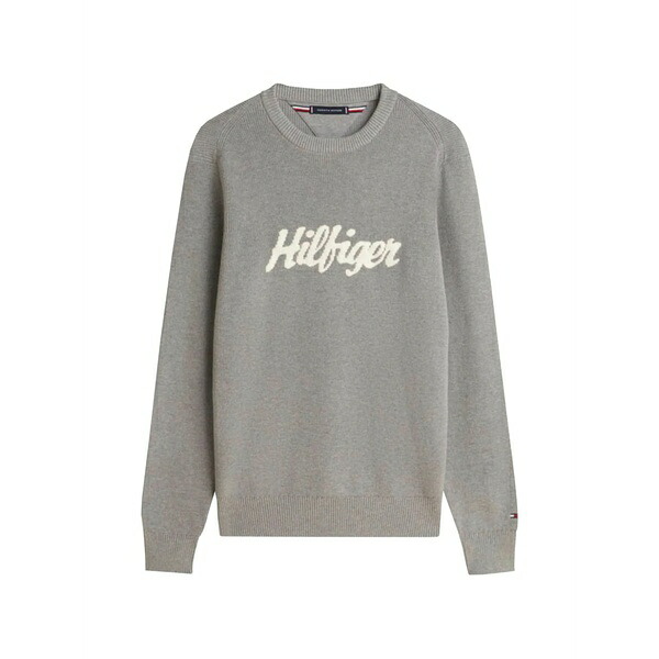 トミー ヒルフィガー メンズ 編み物\u0026プルオーバー アウター Round-neck sweater Grey