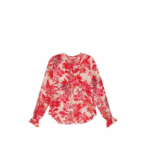 マリパルミ レディース プルオーバー トップス Botanical jungle floral tie shirt  Neutrals