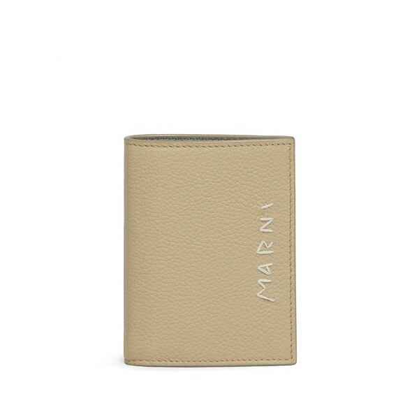 マルニ メンズ 銭入れ 添え物 Marni mending wallet  Neutrals