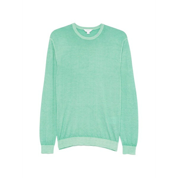 マロ メンズ 編み物\u0026プルオーバー アウター Round-neck sweater Green
