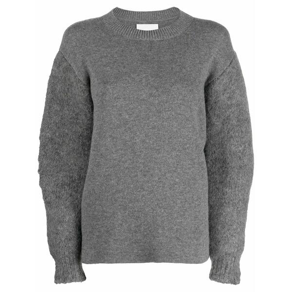 ジル・サンダー レディース 編み物\u0026スウェーター アウター Crew-neck jumper Grey