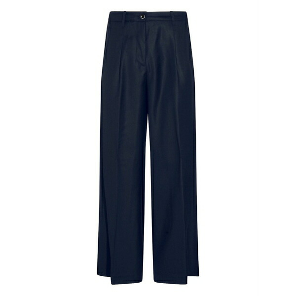 ナイン イン ザ モーニング レディース カジュアルパンツ ボトムス Pleated tailored trousers Blue