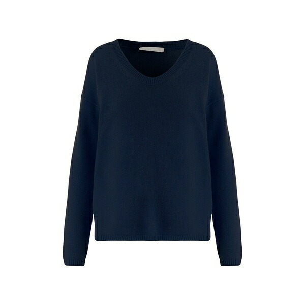 アリュード レディース 編み物\u0026プルオーバー アウター Ribbed sweater Blue