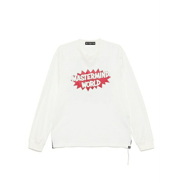 御師匠さん肝ったま 世界 メンズ プルオーバー トップス Logo-printed t-shirt White