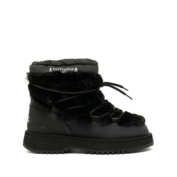 お師匠さん肝ったま 世界 メンズ ブーツ シューズ Bower round-toe boots Black