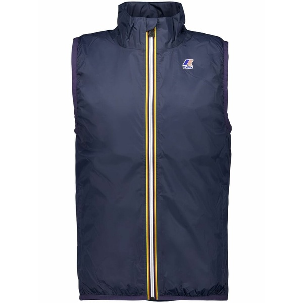 ケイウェイ メンズ ジャケット＆ブルゾン アウター Logo-print gilet Blue｜asty