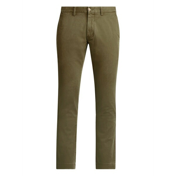 ラルフローレン メンズ 心地好いズボン下 ボトムス Flat-front trousers Green