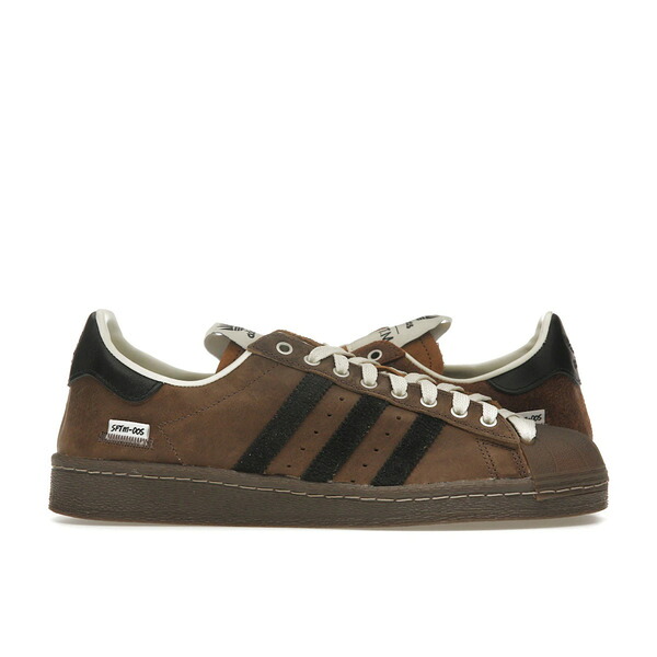 adidas アディダス メンズ スニーカー 【adidas Superstar Song for the Mute Brown Black】 サイズ US_12.5(30.5cm) Supplier Colour/Core Black/Cream White|asty