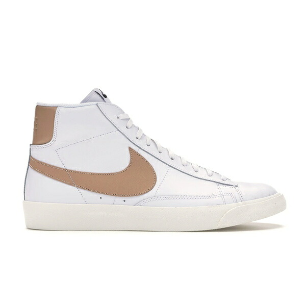 Nike ナイキ メンズ スニーカー  【Nike Blazer Mid Light Patina】  大きさ US_10(28.0糎) White/Black-Metallic Gold-Vachetta Tan
