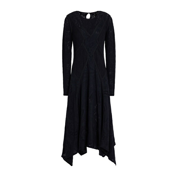 【送料無料】 ハイ レディース ワンピース トップス Midi dresses Black|asty