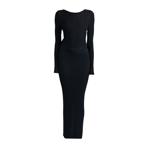 【送料無料】 ツインセット レディース ワンピース トップス Maxi dresses Black｜asty
