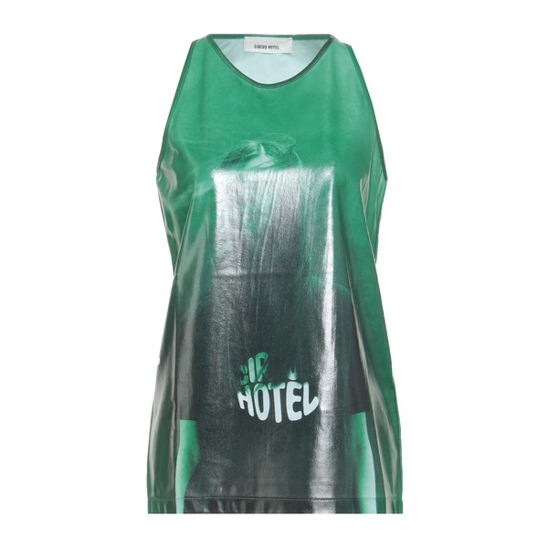 【貨物輸送無料】 サーカス・泊まり レディース プルオーバー トップス Tank tops Green