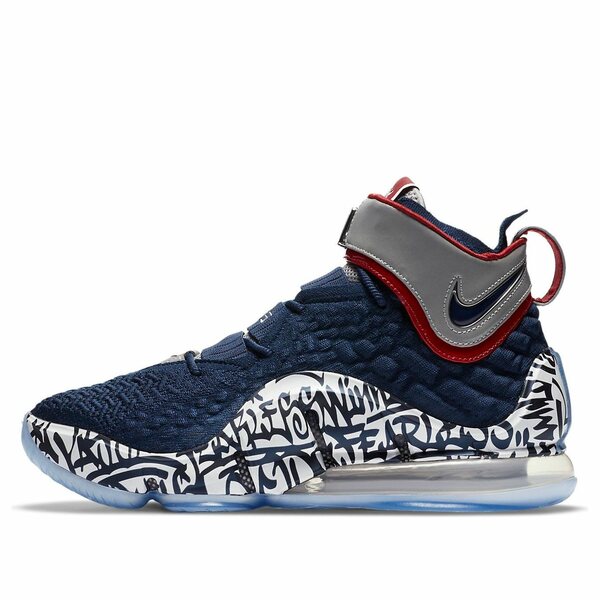 Nike ナイキ メンズ スニーカー 【Nike LeBron 17 'LeBron 4 Cold Blue Graffiti' CT6047-400】 サイズ US_11.5(29.5cm)|asty