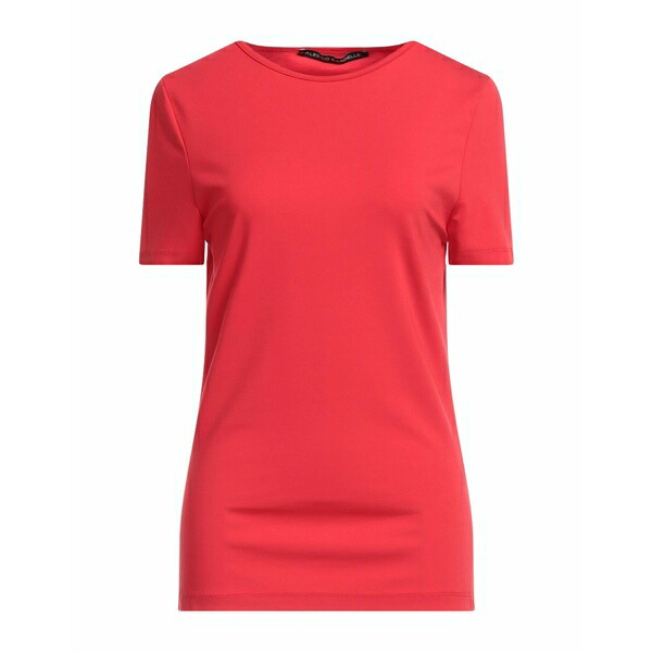 【送料無料】 アレッシオ バルデッレ レディース Tシャツ トップス T-shirts Red